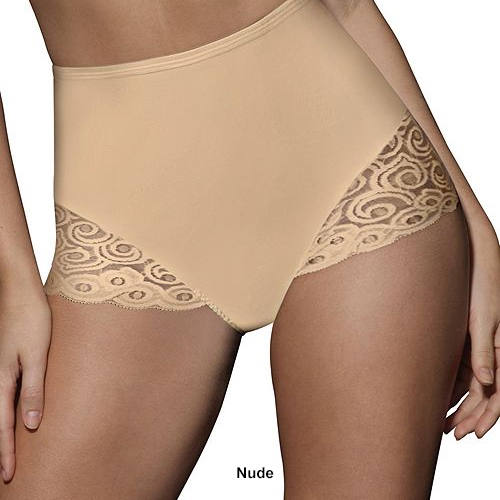 Womens Bali Moderate Control Lace 2pk. Briefs X054