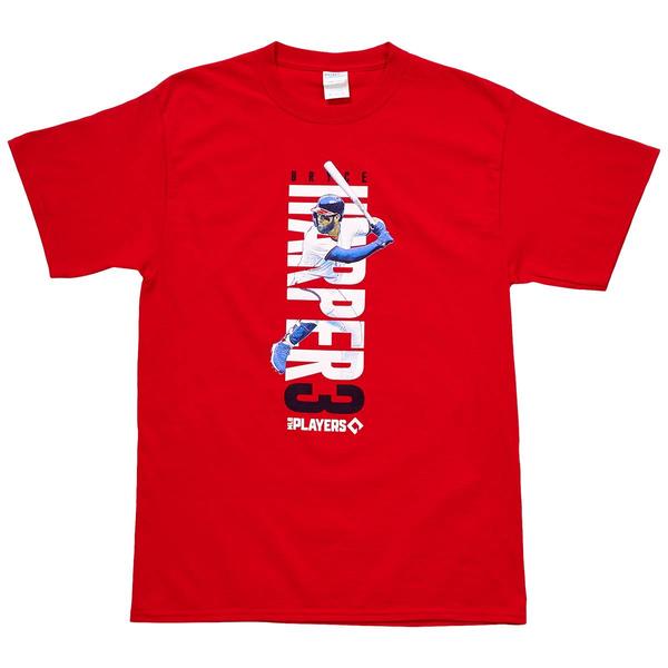 Mens Tailgate Bryce Harper Vertical Name Short Sleeve Tee