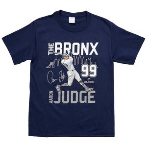 Mens Tailgate Yankees Bronx Judge Short Sleeve Tee - Navy