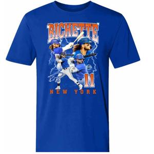 Mens Los Angeles Baseball Bo Bichette Lightning 11 Tee