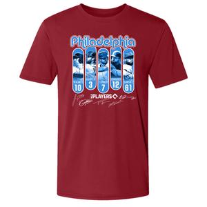 Mens Tailgate Philadelphia Baseball Top 5 New Short Sleeve Tee