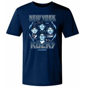 Mens New York Baseball New York Rocks Short Sleeve Tee