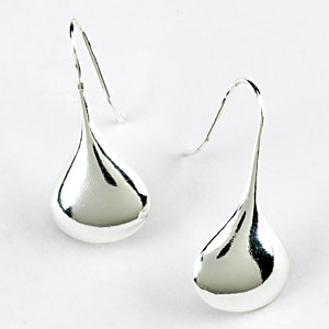 Designs By FMC Silver Plated Teardrop Earrings