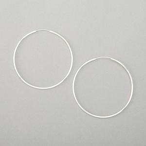 Designs by FMC Sterling Silver Endless Hoop Earrings