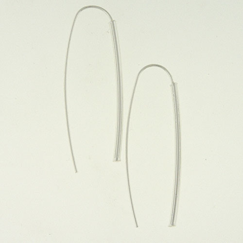 Designs By FMC Sterling Silver  Threader Stiletto Drop Earrings