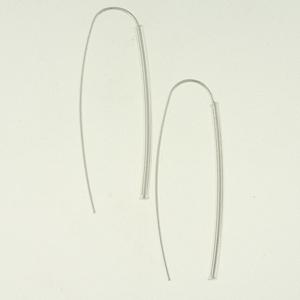 Designs by FMC Sterling Silver  Threader Stiletto Drop Earrings