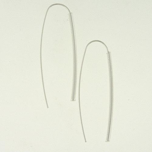 Designs by FMC Sterling Silver  Threader Stiletto Drop Earrings