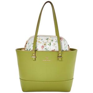 Nanette Lepore Brielle 2pc. Solid Tote with Floral Mini Bag