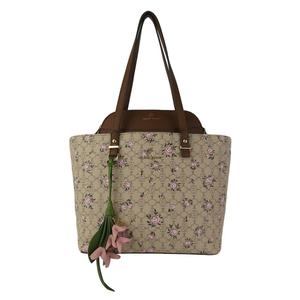 Nanette Lepore Gillian Tote in a Bag with Charm - Floral Logo alternate view