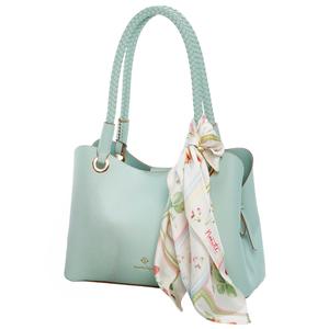 Nanette Lepore Sybil Braided Handle Solid Shoulder Bag