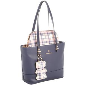 Nanette Lepore Gillian Solid Tote w/ Plaid Coin Purse alternate view