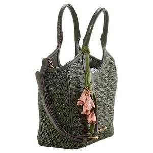 Nanette Lepore Junne Tulip Charm Straw Satchel alternate view