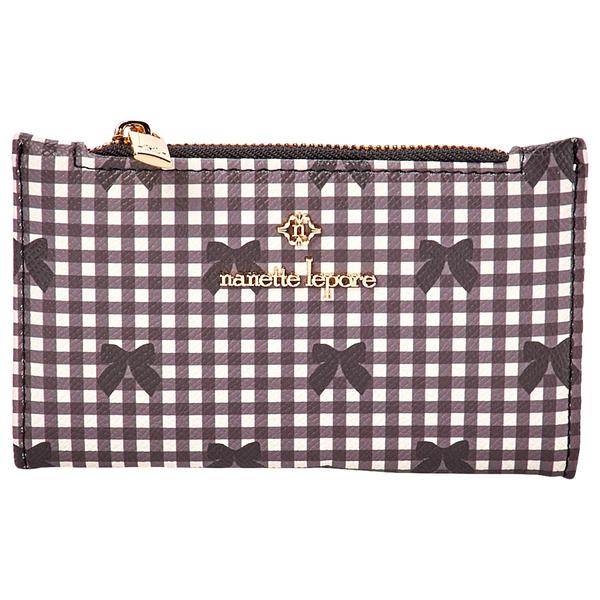 Womens Nanette Lepore Aime Slim Bifold Wallet - Gingham alternate view