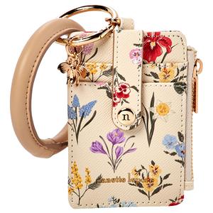 Womens Nanette Lepore Wristlet Loop Card Holder - Boho Garden