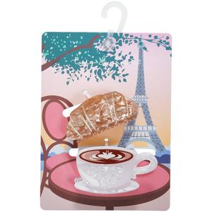Womens Twig & Arrow 2pk. Croissant & Coffee Claw Clips alternate view