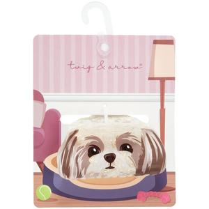 Womens Twig & Arrow Shih Tzu Head Claw Clip