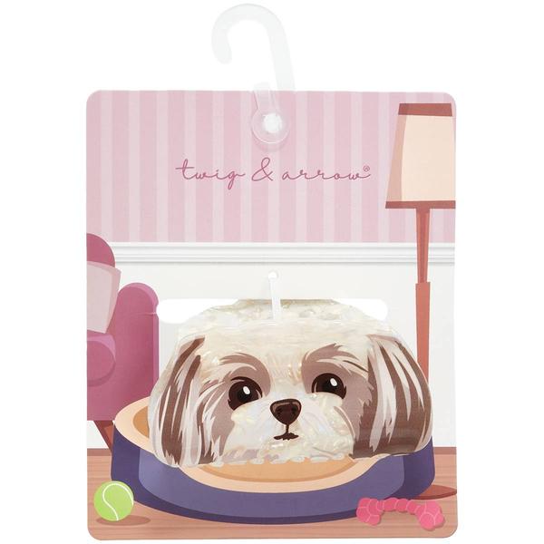 Womens Twig & Arrow Shih Tzu Head Claw Clip