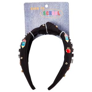 Womens Twig & Arrow Back to School Motifs Top Knot Headband