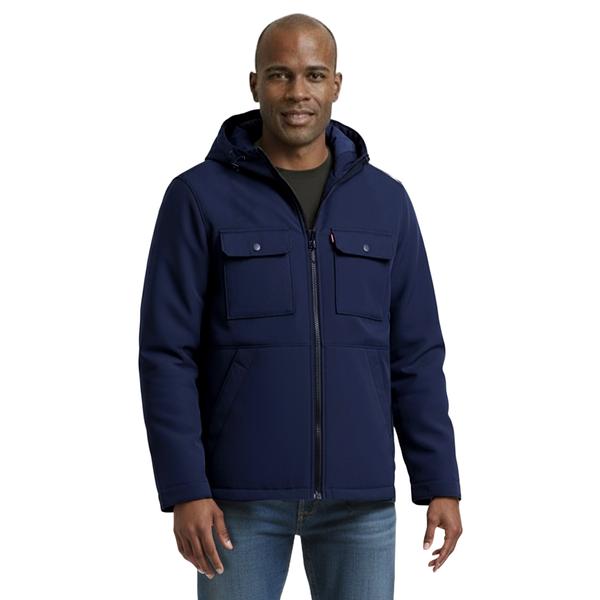 Mens Levi's(R) Waffle Soft Shell Coat alternate view