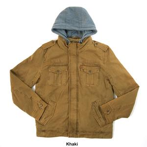 Mens Levi's(R) Four Pocket Zip Out Hood Military Jacket alternate view