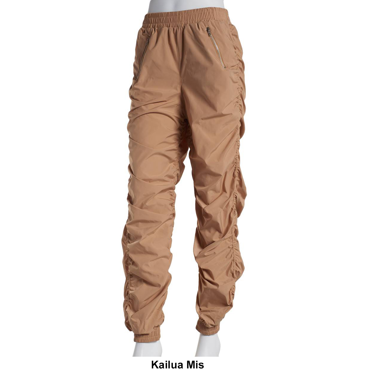 Juniors Almost Famous(tm) Parachute Jogger Pants W/Zip Pocket