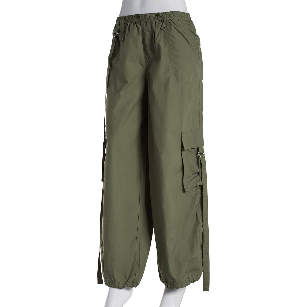 Juniors Almost Famous(tm) Strappy Poplin Cargo Pants