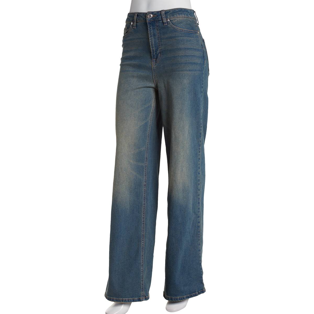 Juniors Almost Famous(tm) Lauren Ultra '90s Faded Denim Jeans