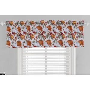 Allover Pumpkin Tapestry Valance - 54x15