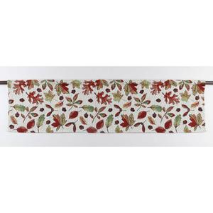 All-Over Leaf Tapestry Valance