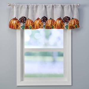 Pumpkin Sunflower Kitchen Valance