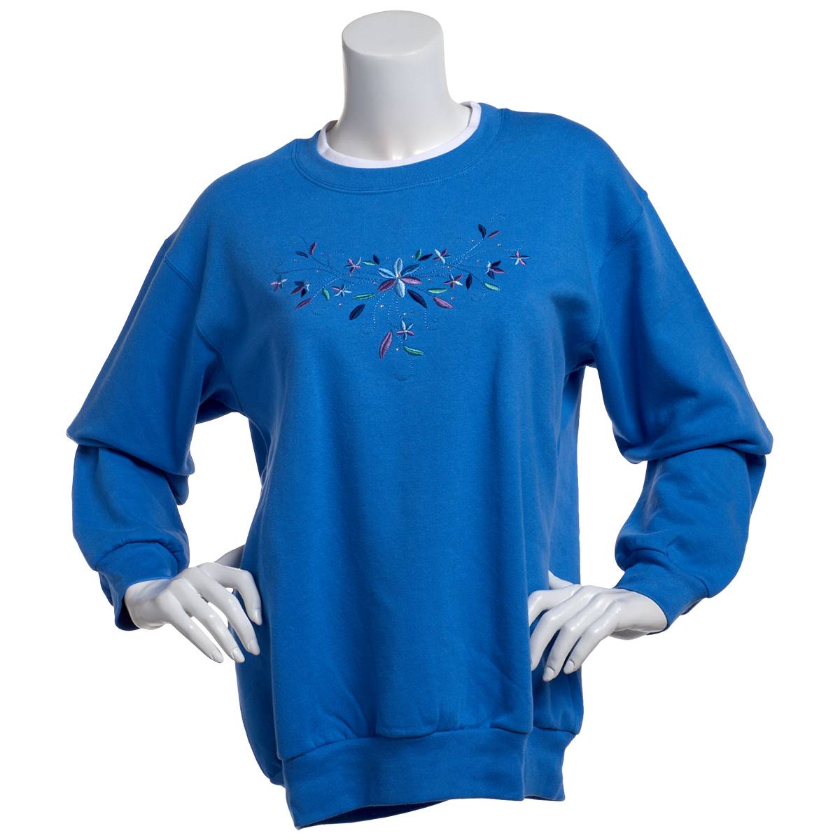 Womens Top Stitch By Morning Sun Potpourri Sweatshirt