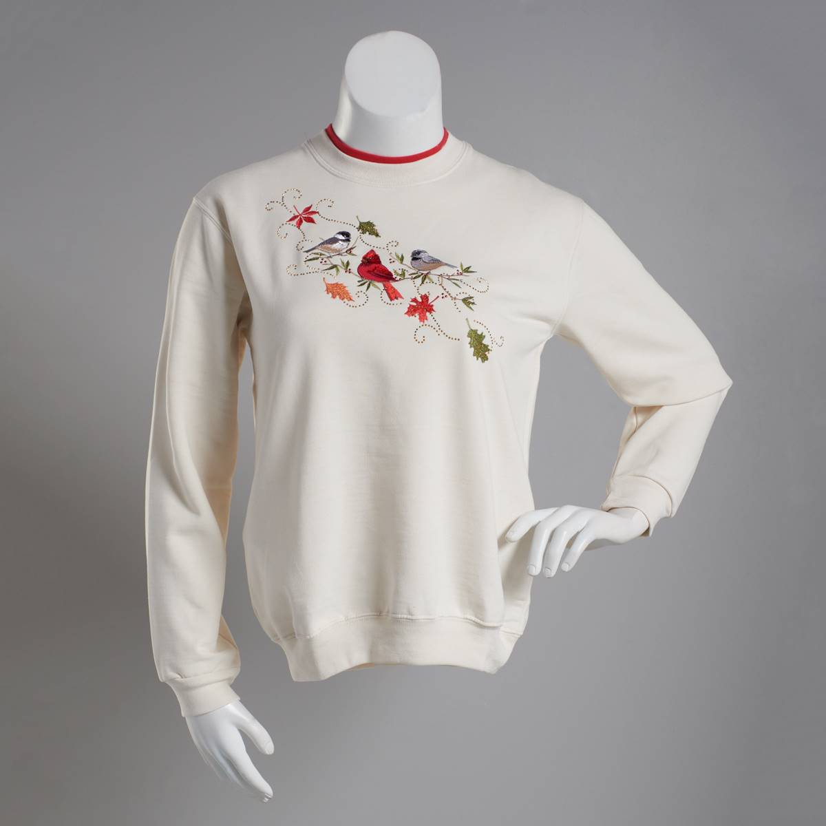 Plus Top Stitch by Morning Sun Autumn Wind Sweatshirt