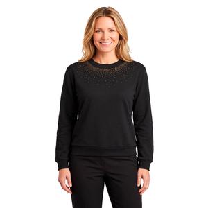 Womens Top Stitch Falling Golden Dot Sweatshirt alternate view