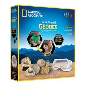 National Geographic(tm) Break Your Own Geode 5pc. Set alternate view