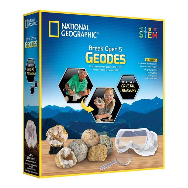 National Geographic(tm) Break Your Own Geode 5pc. Set alternate view