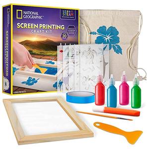 National Geographic(tm) Screen Printing Craft Kit