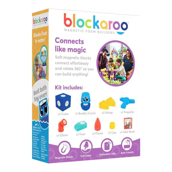 Blockaroo(tm) Magnetic Foam Building Blocks - Plane alternate view