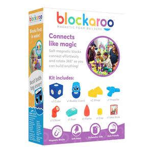 Blockaroo(tm) Magnetic Foam Building Blocks - Plane alternate view