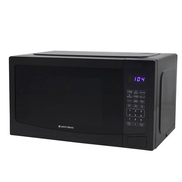 West Bend(R) 1.1 cu. ft. Black Touch Microwave