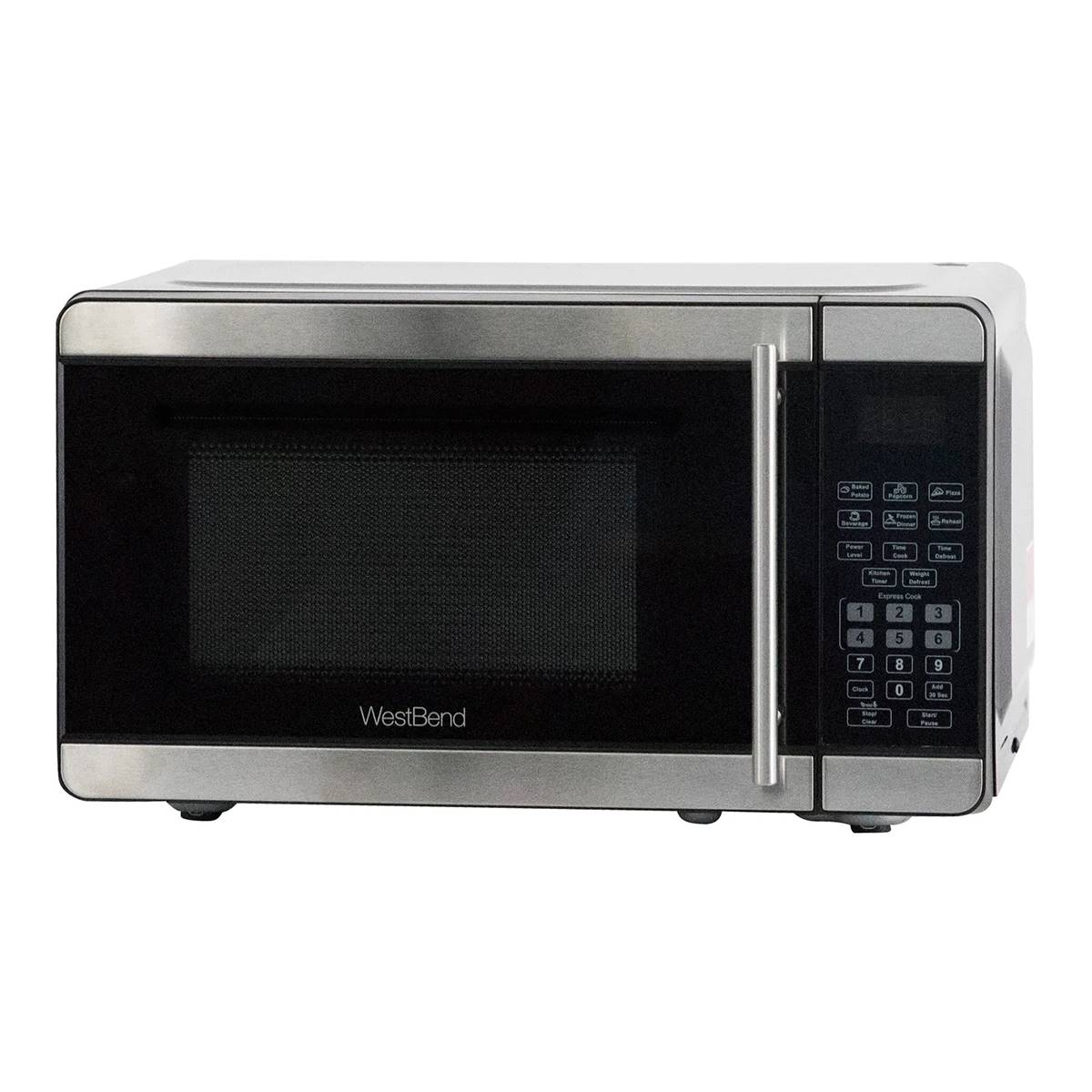West Bend 0.9 Cu. Ft. Microwave - Stainless Steel