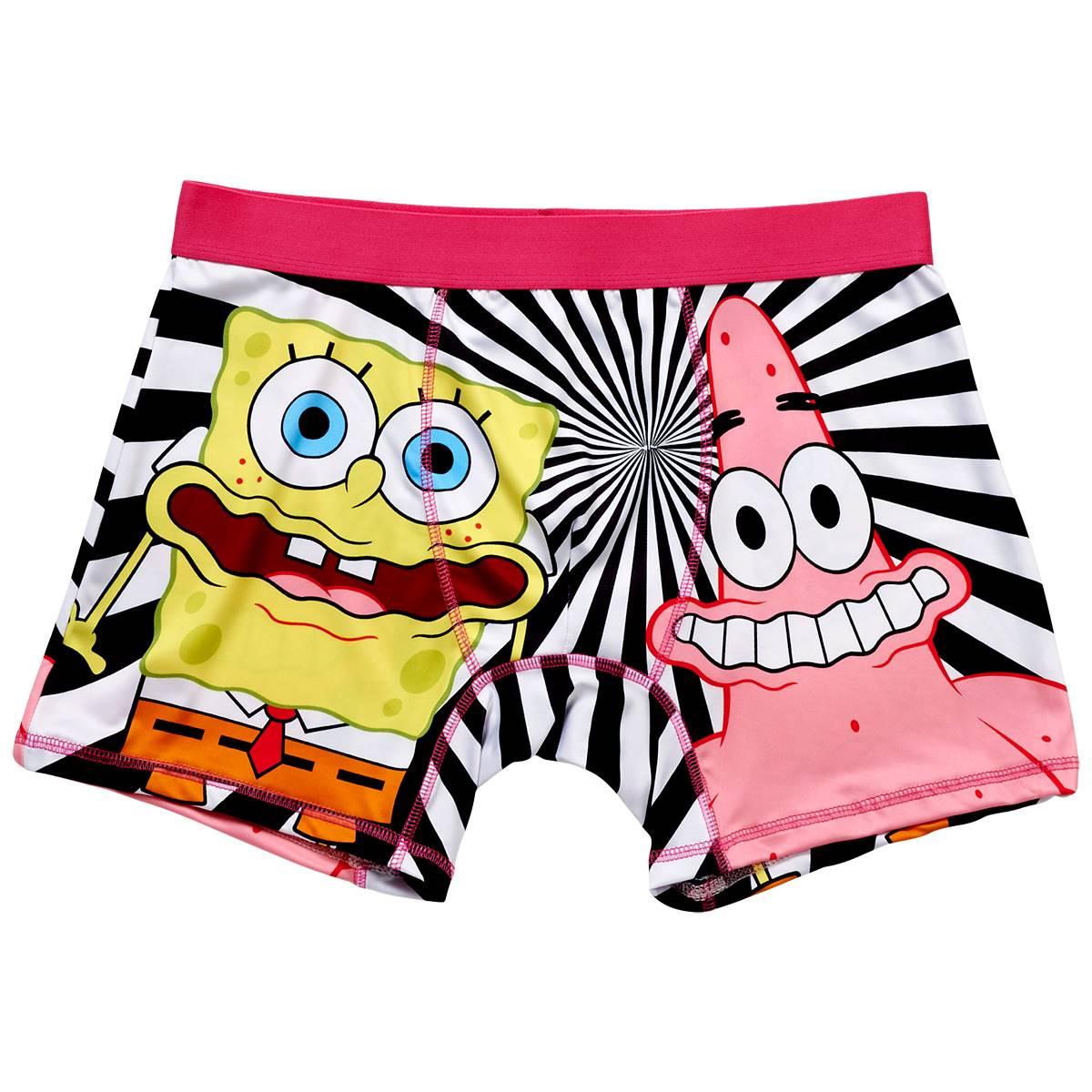 Mens Handcraft SpongeBob SquarePants Hypno Boxer Briefs