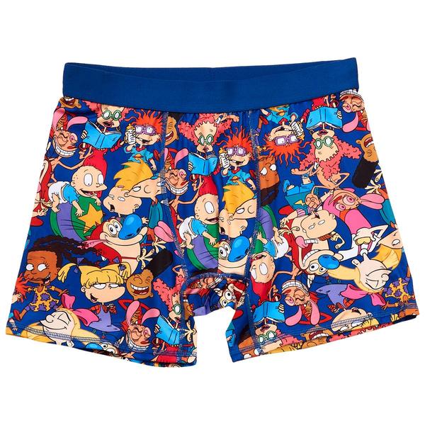 Mens Handcraft Nickelodeon(tm) Boxer Briefs - Blue