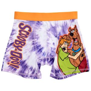Mens Handcraft Scooby Tie-Dye Boxer Briefs