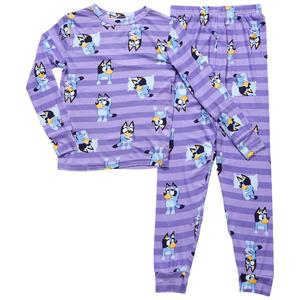 Girls Bluey 2pc. Sleep Mode Tight Fit Pajamas Set