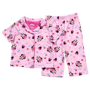 Baby Girl (12-24M) Disney Minnie Mouse Floral 2pc. Pajama Set