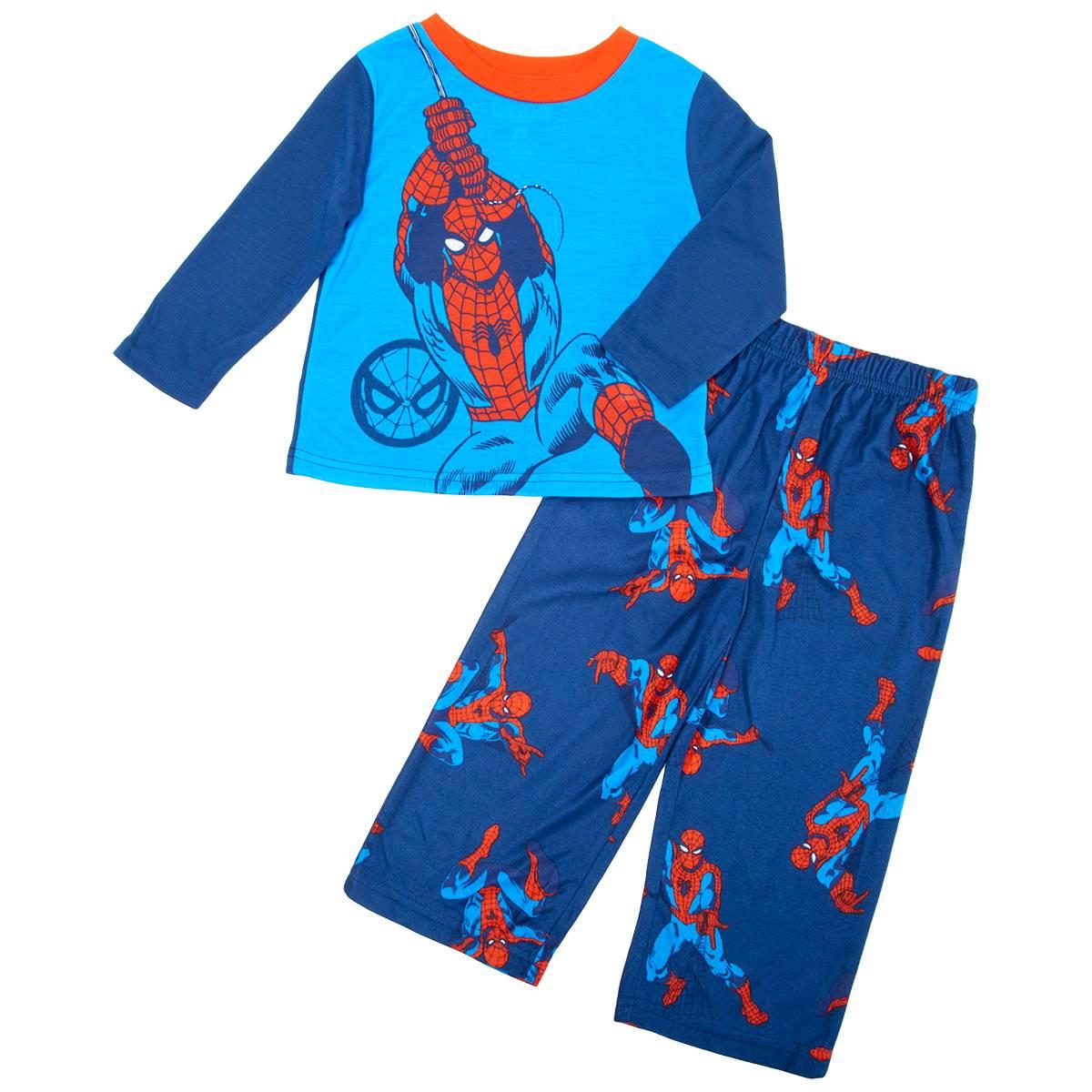 Toddler Boy Marvel Spidey Swinging Top & Fleece Pants Pajama Set