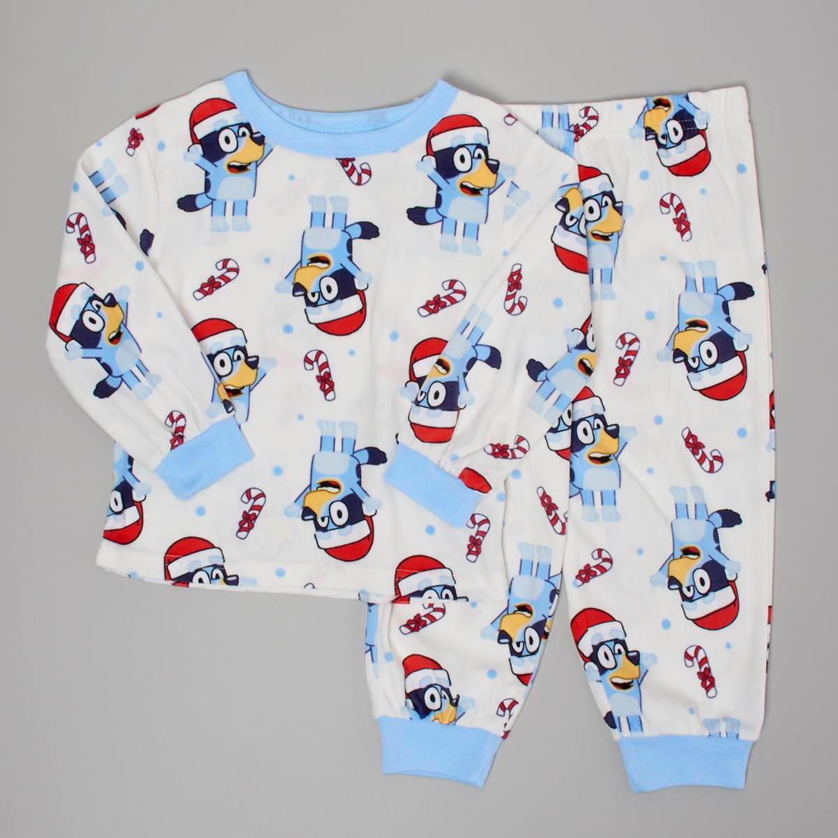 Toddler Boy Bluey Christmas Pajama Set