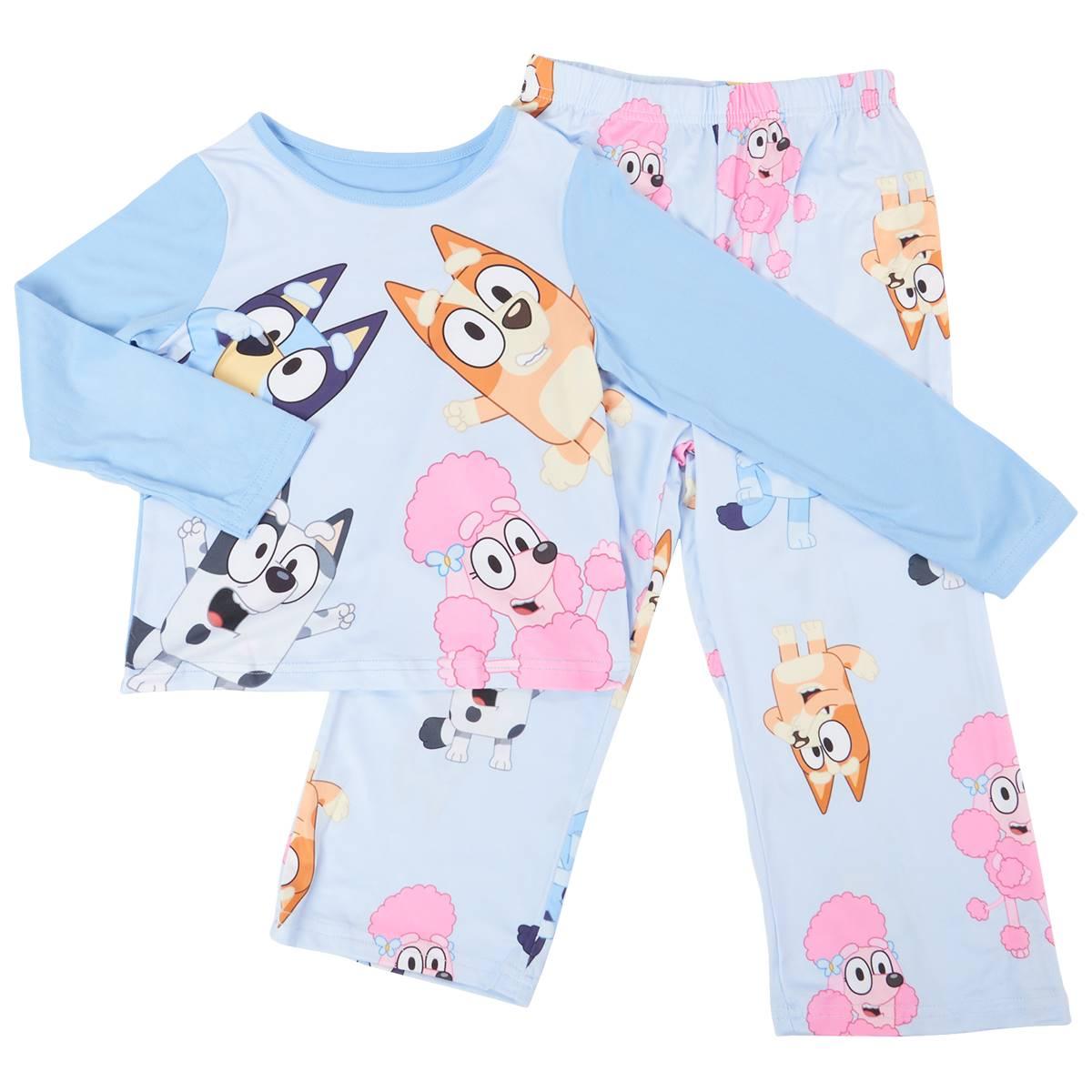 Toddler Girl Bluey Gathering Sleep Pajama Set