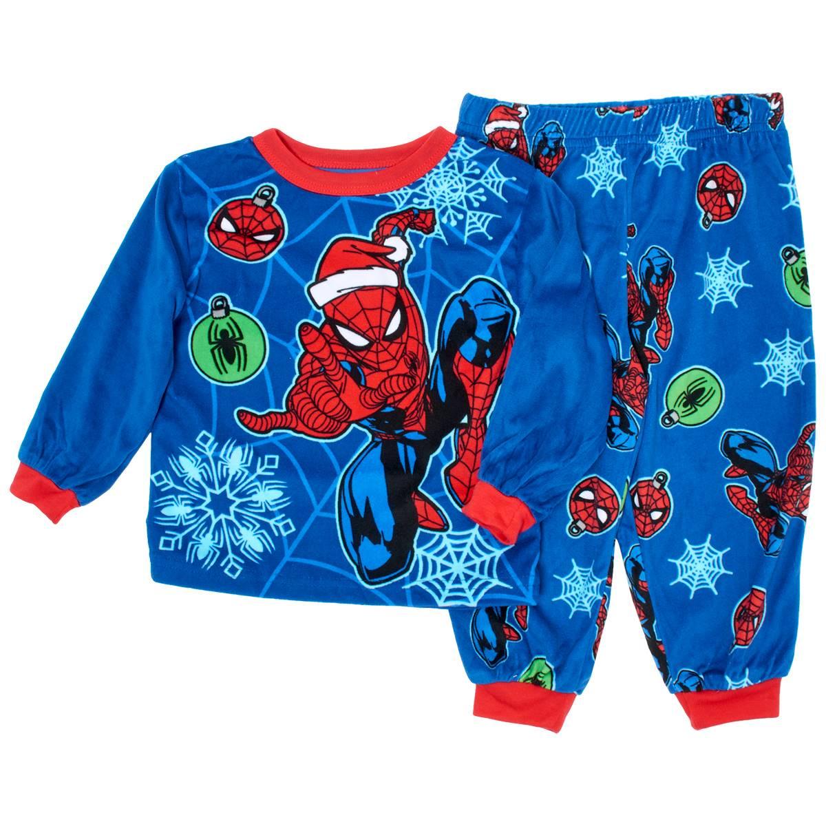 Toddler Boy Marvel Spidey Swing in the Holiday Pajama Set