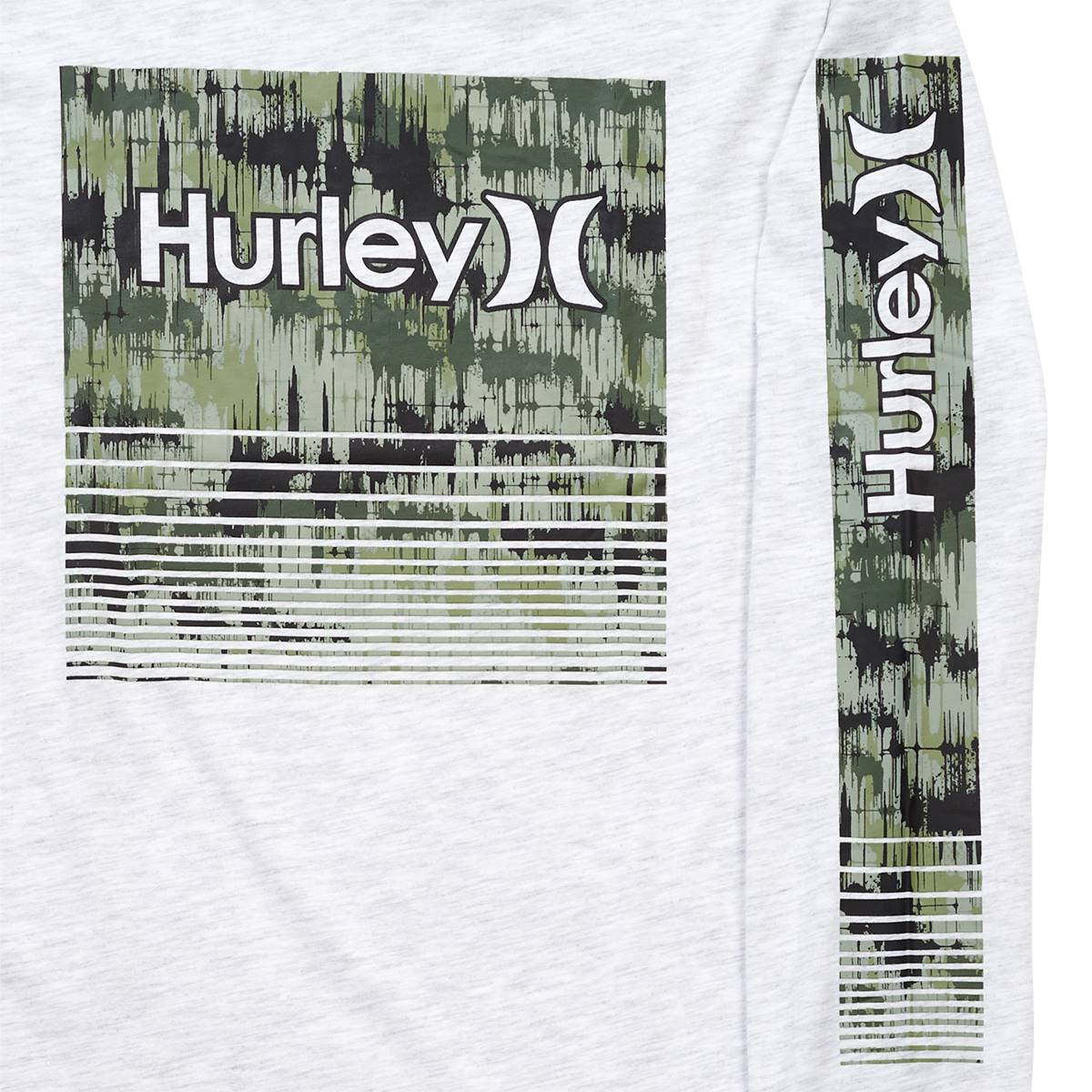 Boys (8-20) Hurley Sound Waves Graphics Long Sleeve Tee